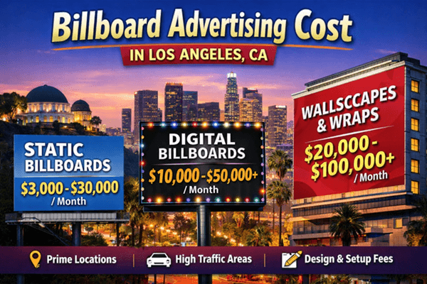 Billboard Advertising Cost in Los Angeles CA