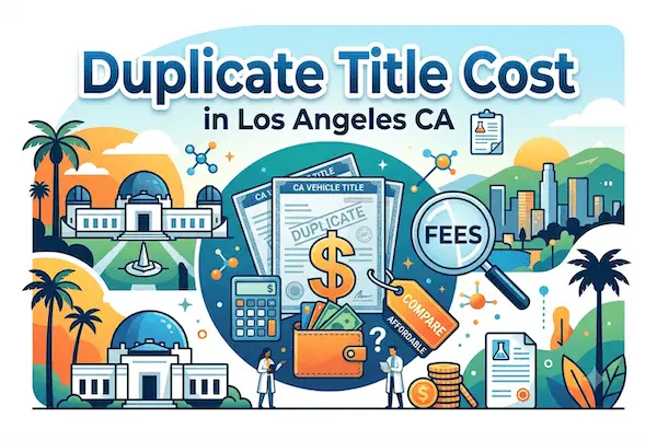 Duplicate Title Cost in Los Angeles CA